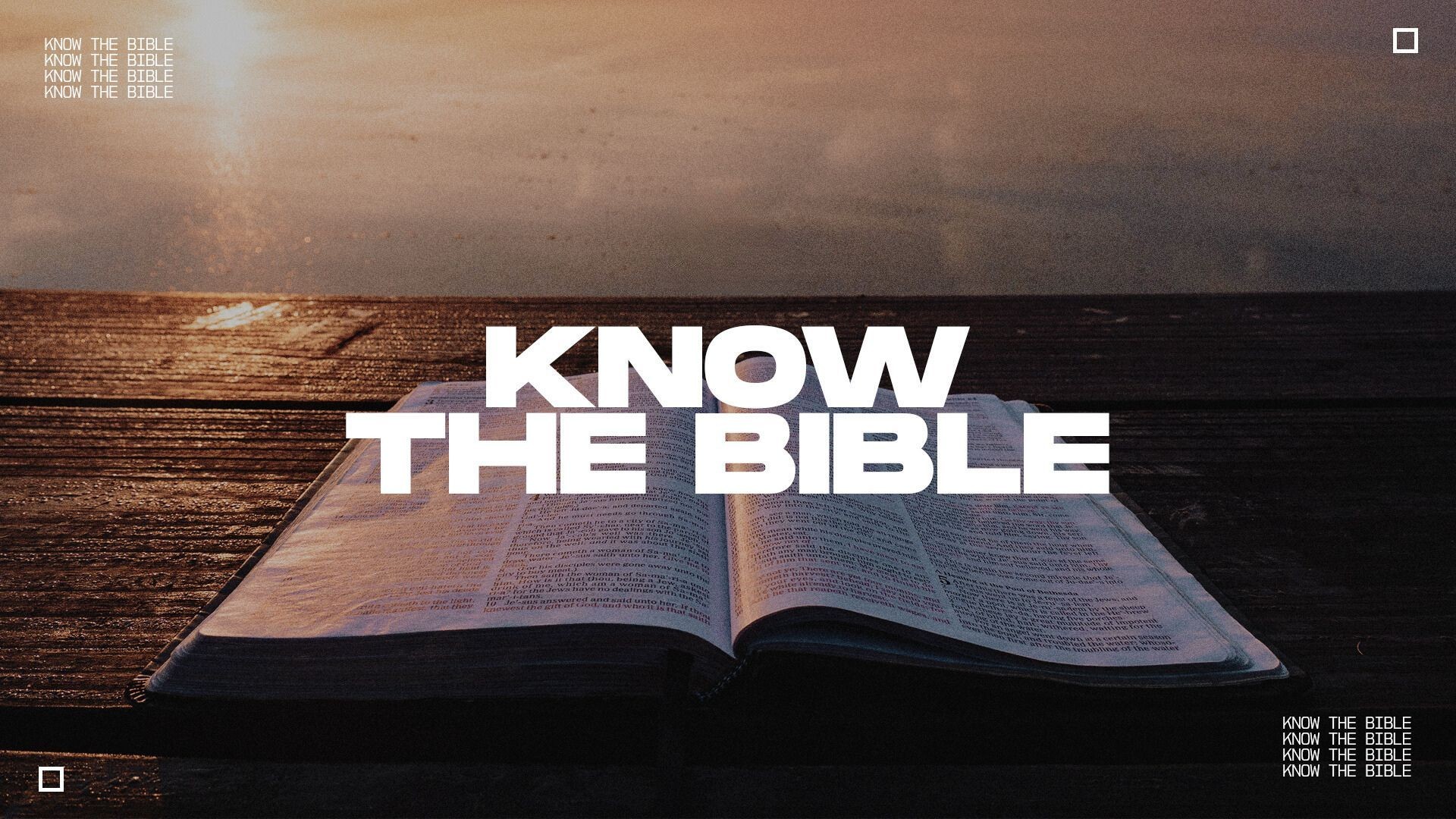 Know the Bible: Old Testament